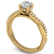 Load image into Gallery viewer, Ben Garelick Luna Twist Small Center Diamond Engagement Ring
