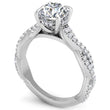 Load image into Gallery viewer, Ben Garelick Lyra All-Diamond Twist Hidden Halo Engagement Ring
