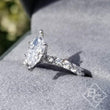 Load image into Gallery viewer, Ben Garelick Marquise Center Prong Set Diamond Engagement Ring
