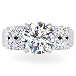 Ben Garelick Mini-Getty Round Cut Diamond Engagement Ring