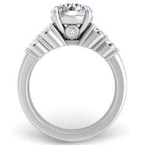Ben Garelick Mini-Getty Round Cut Diamond Engagement Ring