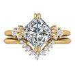 Load image into Gallery viewer, Ben Garelick Princess Cut Compass Set Moonglow Diamond Engagement Ring
