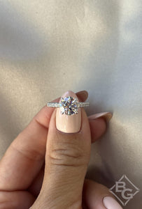 Ben Garelick Round Cut Orion Diamond Engagement Ring