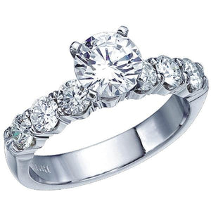 Ben Garelick Royal Celebrations Shared Prong Six Diamond Engagement Ring