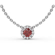 Load image into Gallery viewer, Ben Garelick Ruby Pendant with Diamond Halo
