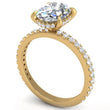 Load image into Gallery viewer, Ben Garelick Sargus Classic Large Center Oval Diamond Shared Prong Engagement Ring
