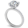 Load image into Gallery viewer, Ben Garelick Sargus Classic Large Center Round Diamond Shared Prong Engagement Ring
