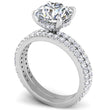 Load image into Gallery viewer, Ben Garelick Sargus Classic Large Center Round Diamond Shared Prong Engagement Ring
