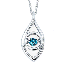 Load image into Gallery viewer, Ben Garelick Shimmering Blue Diamond Pendant
