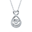 Load image into Gallery viewer, Ben Garelick Shimmering Diamond Heart Teardrop Pendant
