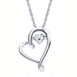 Load image into Gallery viewer, Ben Garelick &quot;Shimmering Heart&quot; White Sapphire Heart Pendant
