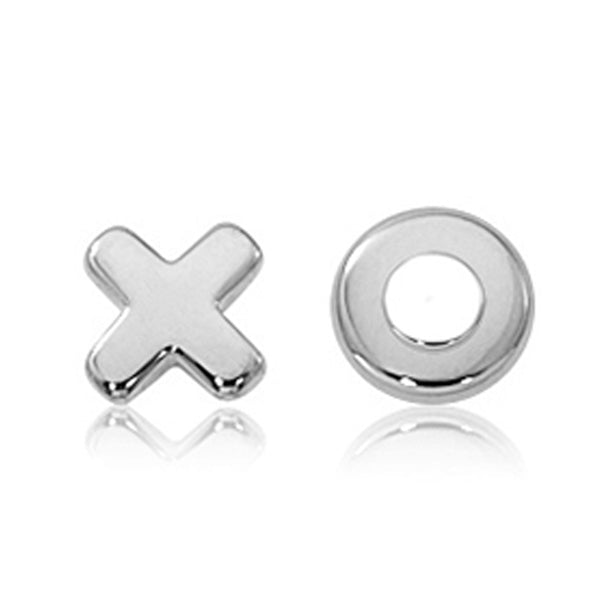 Ben Garelick Sterling Silver Hugs and Kisses Studs