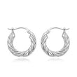 Load image into Gallery viewer, Ben Garelick Sterling Silver Small Swirl Shell Hoop Earrings
