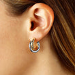 Load image into Gallery viewer, Ben Garelick Two-Tone Gold Double Hoop Earrings
