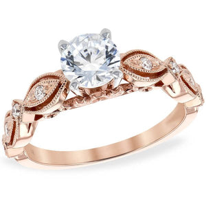 Ben Garelick Vintage Style Diamond Engagement Ring