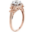 Load image into Gallery viewer, Ben Garelick Vintage Style Halo Diamond Engagement Ring

