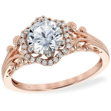 Load image into Gallery viewer, Ben Garelick Vintage Style Halo Diamond Engagement Ring
