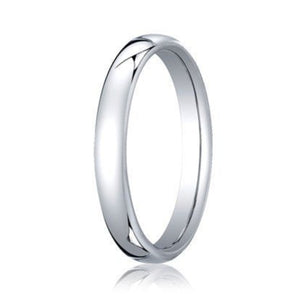 Benchmark 3.5 MM Flat Style Traditional European Comfort Fit Wedding Band