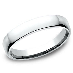 Benchmark Classic 4.5MM European Comfort Fit "Flat Style" Mens Wedding Band