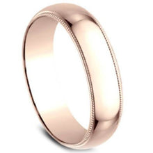 Load image into Gallery viewer, Benchmark Classic 5MM Comfort-Fit Milgrain Wedding Band

