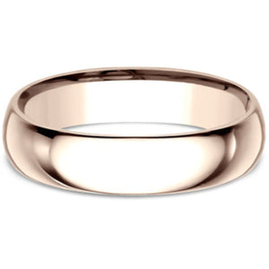 Benchmark Classic 5MM High Polished Comfort Fit Wedding Band