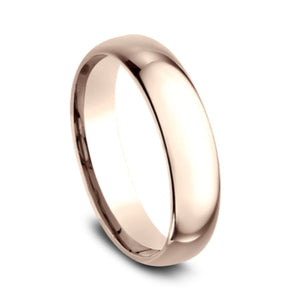 Benchmark Classic 5MM High Polished Comfort Fit Wedding Band