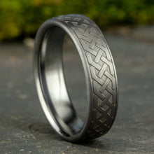 Load image into Gallery viewer, Benchmark Tantalum Celtic Love Knot Wedding Band
