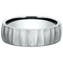 Load image into Gallery viewer, Benchmark &quot;The Dune&quot; 6.5MM Barrel Cut Wedding Band
