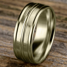 Load image into Gallery viewer, Benchmark &quot;The Echo&quot; 8MM Satin Finish Wedding Band
