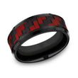 Load image into Gallery viewer, Benchmark &quot;The Senna&quot; 8MM Carbon Fiber Wedding Band
