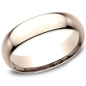 Benchmark Traditional 6MM Comfort Fit Plain Wedding Band