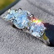 Load image into Gallery viewer, BGLG Brookville 4 Carat Round Three Stone Lab-Grown Diamond Engagement Ring
