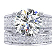 Load image into Gallery viewer, BGLG Cobble Hill Round Cut Lab-Grown Pave Set Diamond Wedding Band
