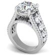 Load image into Gallery viewer, BGLG Hampton 5.5 Carat Round Lab-Grown Diamond Engagement Ring with Large Graduating Side Lab-Diamonds
