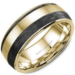 Load image into Gallery viewer, Bleu Royale Double Black Carbon Stripe Wedding Band

