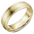 Load image into Gallery viewer, Bleu Royale Yellow Gold Sandpaper Finish Men&#39;s Wedding Band
