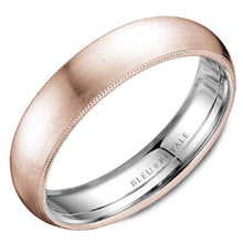 Load image into Gallery viewer, Bleu Royale Sandpaper Top Wedding Band
