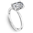 Load image into Gallery viewer, Noam Carver Oval Cut Solitaire White Gold Engagement Ring with a High Polish Finish
