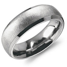Load image into Gallery viewer, CrownRing 7MM Titanium Sandpaper Finish Wedding Band
