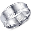 Load image into Gallery viewer, CrownRing 9MM Cobalt Machine Cut Concave Wedding Band

