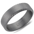 Load image into Gallery viewer, CrownRing Tantalum 6.5mm Sandpaper Finish Wedding Band

