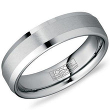 Load image into Gallery viewer, CrownRing Torque 6MM Satin Finished Tungsten Wedding Band
