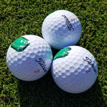 Load image into Gallery viewer, Emerald Gemstone Graphic Titleist Golf Ball - Pack of 3
