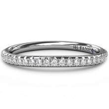 Load image into Gallery viewer, Fana Curved Diamond Prong Set Wedding Band
