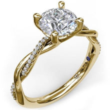Load image into Gallery viewer, Fana Pave Twist Diamond Engagement Ring
