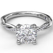 Load image into Gallery viewer, Fana Pave Twist Diamond Engagement Ring
