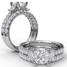 Load image into Gallery viewer, Fana Three Stone Diamond Engagement Ring
