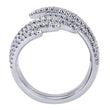 Load image into Gallery viewer, Gabriel 14k White Gold &quot;Lusso&quot; Contemporary Diamond Fashion Ring
