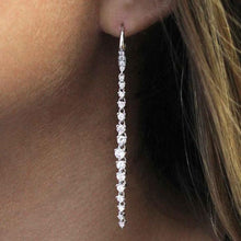 Load image into Gallery viewer, Gabriel &amp; Co. Diamond Drop Pave &quot;Waterfall&quot; Earrings
