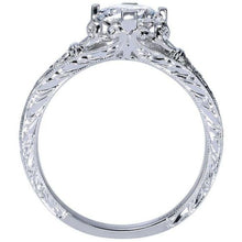 Load image into Gallery viewer, Gabriel &amp; Co. &quot;Kirie&quot; Vintage Style Diamond Engagement Ring
